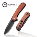 CIVIVI Elementum Flipper Knife Wood Handle (2.96" D2 Blade) C907U - CIVIVI