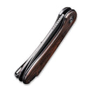 CIVIVI Elementum Flipper Knife Wood Handle (2.96" D2 Blade) C907W - CIVIVI