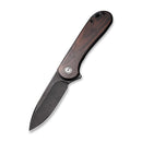 CIVIVI Elementum Flipper Knife Wood Handle (2.96" D2 Blade) C907W - CIVIVI