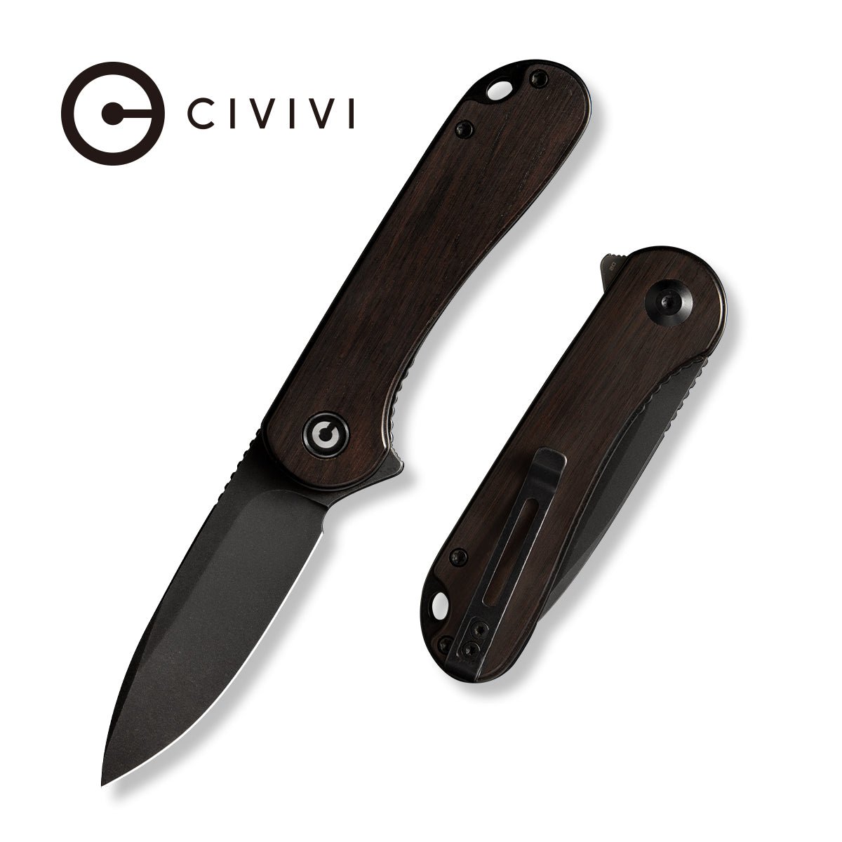 CIVIVI Elementum EDC Knife - Wood Handle D2 Blade