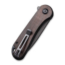 CIVIVI Elementum Flipper Knife Wood Handle (2.96" D2 Blade) C907W - CIVIVI