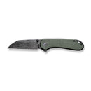 CIVIVI Elementum Flipper & Thumb Stud Knife Micarta Handle (2.97" Damascus Blade) C18062AF - DS1 - CIVIVI