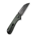 CIVIVI Elementum Flipper & Thumb Stud Knife Micarta Handle (2.97" Damascus Blade) C18062AF - DS1 - CIVIVI