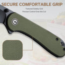 CIVIVI Elementum Flipper & Thumb Stud Knife G10 Handle (2.97" Nitro - V Blade) C18062AF - 2 - CIVIVI