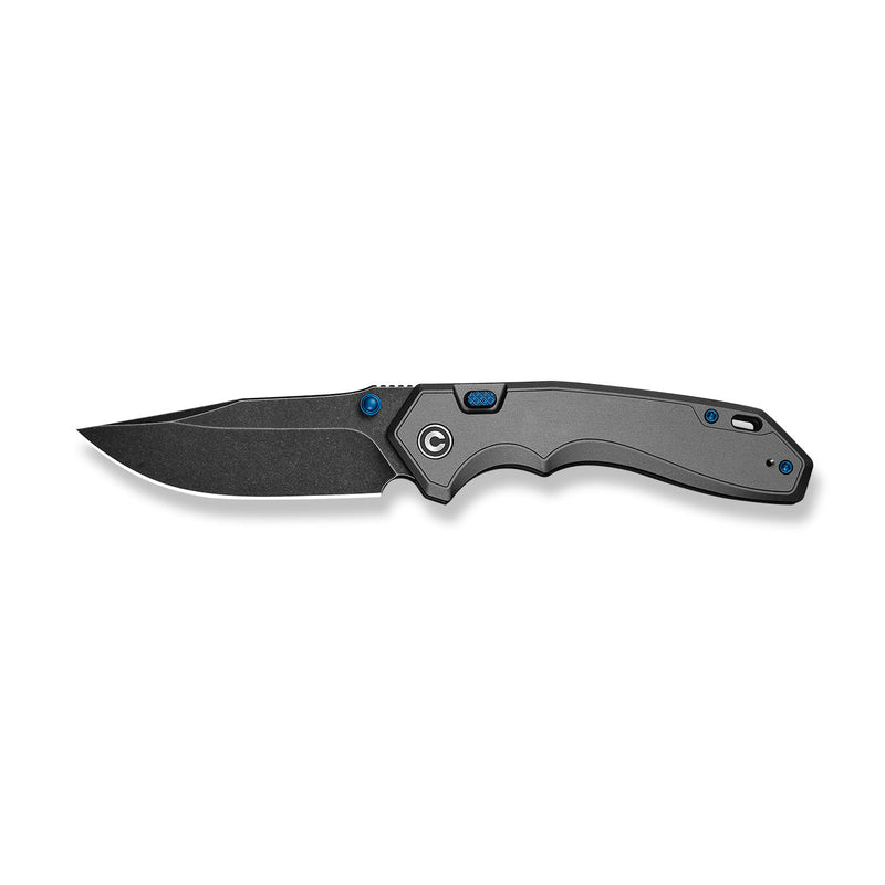CIVIVI ELITE Brova Thumb Stud & Top Liner Lock Knife Gray Aluminum