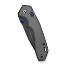 CIVIVI ELITE Brova Thumb Stud & Top Liner Lock Knife Gray Aluminum Handle (3.41" Black Stonewashed CPM S35VN Blade) CE25093-1 - CIVIVI