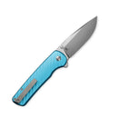 CIVIVI ELITE Folding Knives Flipper & Button Lock Knife Aluminum Handle (3.24" 14C28N Blade) CE579791 - CIVIVI