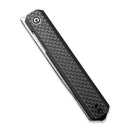 CIVIVI Exarch Front Flipper Knife Carbon Fiber & G10 Handle (3.22" Damascus Blade) C2003DS - 1 - CIVIVI