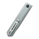CIVIVI Exarch Front Flipper Knife G10 Handle (3.22" D2 Blade) C2003A - CIVIVI