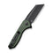 CIVIVI ExOne Flipper Knife Green Canvas Micarta Handle (2.94" Black Stonewashed Nitro-V Blade) C23036-3