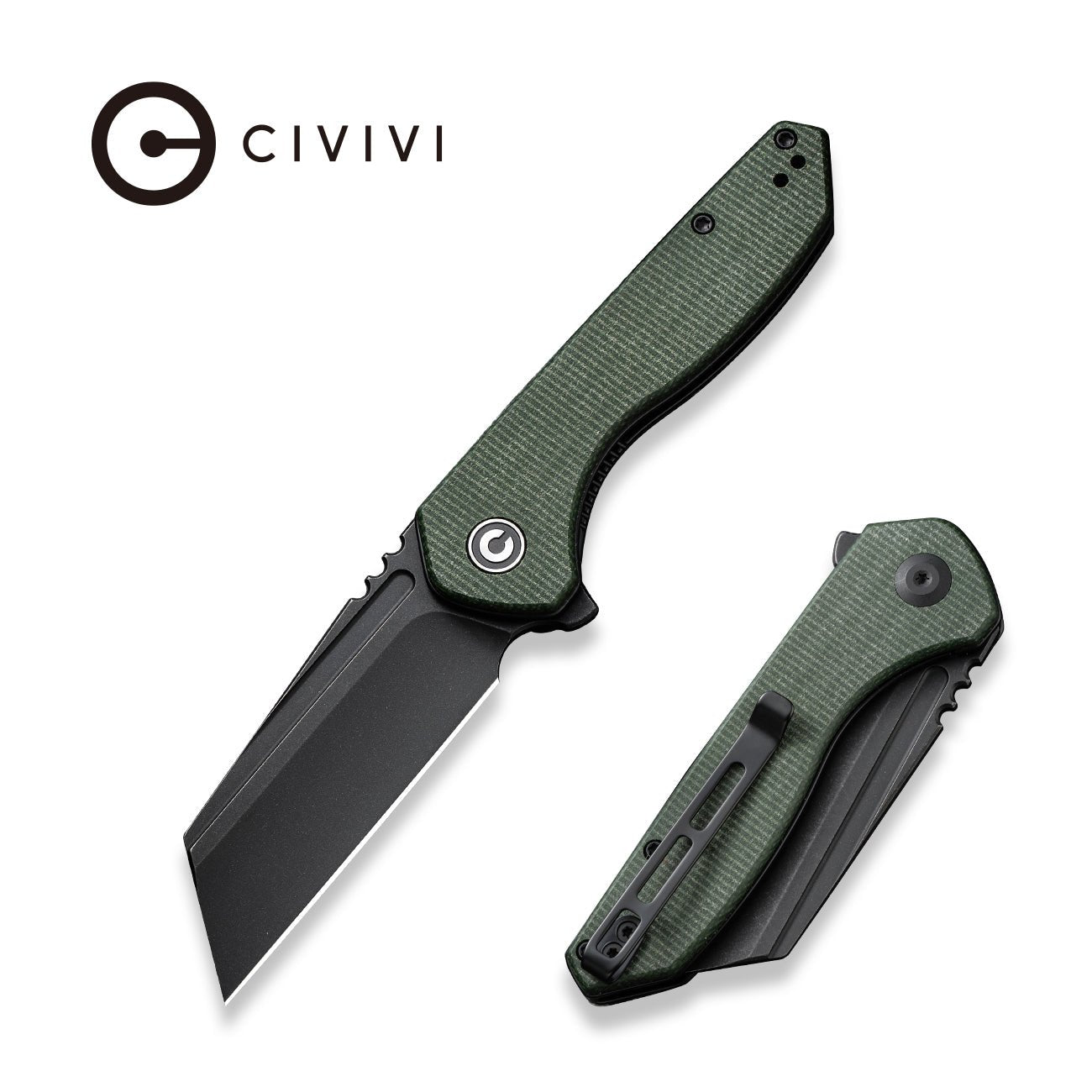CIVIVI ExOne Flipper Knife Micarta Handle Nitro-V