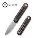 CIVIVI Foldis Slip Joint & Top Flipper Knife Copper Handle (2.67" Nitro - V Blade) C21044 - 1 - CIVIVI