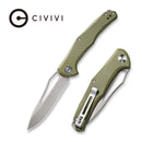 CIVIVI Fracture Slip Joint & Thumb Hole Knife G10 Handle (3.35" 8Cr14MoV Blade) C2009A - CIVIVI