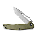 CIVIVI Fracture Slip Joint & Thumb Hole Knife G10 Handle (3.35" 8Cr14MoV Tanto Blade) C2008A - CIVIVI
