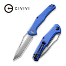 CIVIVI Fracture Slip Joint & Thumb Hole Knife G10 Handle (3.35" 8Cr14MoV Blade) C2008D - CIVIVI