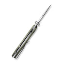 CIVIVI Gordo Flipper & Thumb Stud Knife Micarta Handle (2.51" D2 Blade) C22018C - 2 - CIVIVI