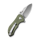 CIVIVI Gordo Flipper & Thumb Stud Knife Micarta Handle (2.51" D2 Blade) C22018C - 2 - CIVIVI