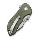 CIVIVI Gordo Flipper & Thumb Stud Knife Micarta Handle (2.51" D2 Blade) C22018C - 2 - CIVIVI