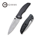 CIVIVI Governor Thumb Stud Knife G10 Handle (3.86" Damascus Blade) C911DS - CIVIVI