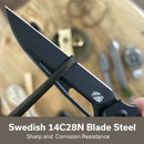 CIVIVI Guile Front Flipper & Thumb Hole Knife G10 Handle (3.25" 14C28N Blade) C24062B - 1