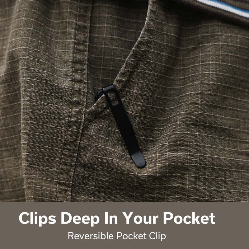 CIVIVI Guile Front Flipper & Thumb Hole Knife G10 Handle (3.25" 14C28N Blade) C24062B - 1