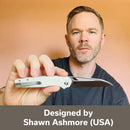 CIVIVI Guile Front Flipper & Thumb Hole Knife G10 Handle (3.25" 14C28N Blade) C24062B - 3