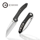 CIVIVI Hadros Thumb Stud Knife Micarta Handle (3.35" 10Cr15CoMoV Blade) C20004 - 1 - CIVIVI
