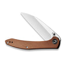 CIVIVI Hadros Thumb Stud Knife Micarta Handle (3.35" 10Cr15CoMoV Blade) C20004 - 2 - CIVIVI