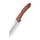 CIVIVI Hadros Thumb Stud Knife Micarta Handle (3.35" 10Cr15CoMoV Blade) C20004 - 2 - CIVIVI