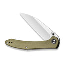 CIVIVI Hadros Thumb Stud Knife Micarta Handle (3.35" 10Cr15CoMoV Blade) C20004 - 3 - CIVIVI