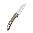 CIVIVI Hadros Thumb Stud Knife Micarta Handle (3.35" 10Cr15CoMoV Blade) C20004 - 3 - CIVIVI