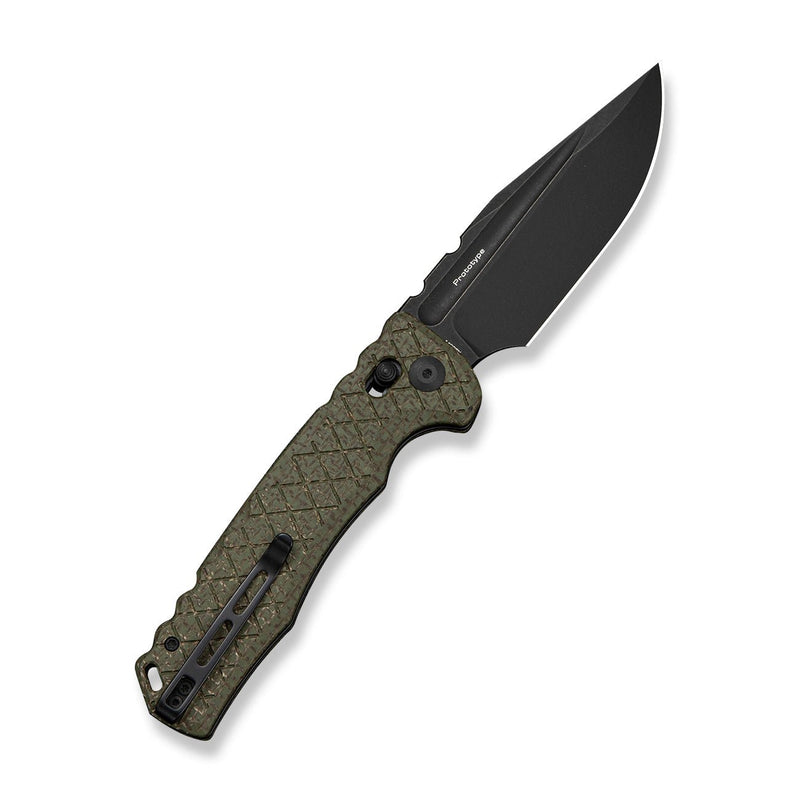 ヴィトラデザインミュージアム ペーパーナイフ CIVIVI Hammerfist Crossbar Lock Knife Green Burlap Micarta Handle