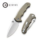 CIVIVI Hooligan Thumb Stud Knife Micarta Handle (2.98'' D2 Blade) C913A - CIVIVI