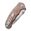 CIVIVI Hooligan Thumb Stud Knife Micarta Handle (2.98'' D2 Blade) C913C - CIVIVI