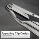 CIVIVI Hypersonic Flipper Knife Steel & G10 Handle (3.7" 14C28N Blade) C22011 - 2 - CIVIVI