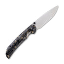 CIVIVI Imperium Front Flipper & Thumb Stud Knife Carbon Fiber & Resin Handle (3.47" Nitro - V Blade) C2106A - CIVIVI