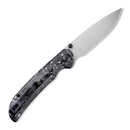 CIVIVI Imperium Front Flipper & Thumb Stud Knife Carbon Fiber & Resin Handle (3.47" Nitro - V Blade) C2106B - CIVIVI