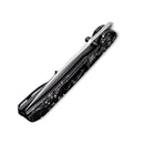 CIVIVI Imperium Front Flipper & Thumb Stud Knife Carbon Fiber & Resin Handle (3.47" Nitro - V Blade) C2106B - CIVIVI