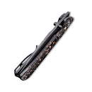 CIVIVI Imperium Front Flipper & Thumb Stud Knife Carbon Fiber & Resin Handle (3.47" Nitro - V Blade) C2106C - CIVIVI