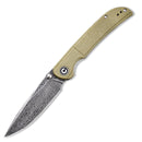 CIVIVI Imperium Front Flipper & Thumb Stud Knife Micarta Handle (3.47" Damascus Blade) C2107DS - 2 - CIVIVI
