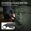CIVIVI Incisor II Flipper & Thumb Hole & Button Lock Knife Aluminum Handle (2.02" Nitro - V Blade) C16016B - 1 - CIVIVI
