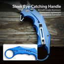 CIVIVI Incisor II Flipper & Thumb Hole & Button Lock Knife Aluminum Handle (2.02" Nitro - V Blade) C16016B - 2 - CIVIVI