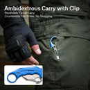 CIVIVI Incisor II Flipper & Thumb Hole & Button Lock Knife Aluminum Handle (2.02" Nitro - V Blade) C16016B - 2 - CIVIVI