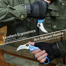 CIVIVI Incisor II Flipper & Thumb Hole & Button Lock Knife Aluminum Handle (2.02" Nitro - V Blade) C16016B - 2 - CIVIVI