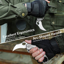 CIVIVI Incisor II Flipper & Thumb Hole & Button Lock Knife Aluminum Handle (2.02" Nitro - V Blade) C16016B - 3 - CIVIVI