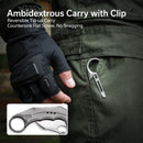 CIVIVI Incisor II Flipper & Thumb Hole & Button Lock Knife Aluminum Handle (2.02" Nitro - V Blade) C16016B - 3 - CIVIVI