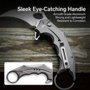 CIVIVI Incisor II Flipper & Thumb Hole & Button Lock Knife Aluminum Handle (2.02" Nitro - V Blade) C16016B - 3 - CIVIVI