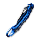 CIVIVI Incisor II Flipper & Thumb Hole & Button Lock Knife Aluminum Handle (2.02" Nitro - V Blade) C16016B - 2 - CIVIVI