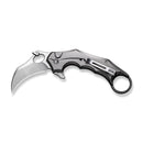 CIVIVI Incisor II Flipper & Thumb Hole & Button Lock Knife Aluminum Handle (2.02" Nitro - V Blade) C16016B - 3 - CIVIVI