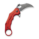 CIVIVI Incisor II Flipper & Thumb Hole & Button Lock Knife Aluminum Handle (2.02" Damascus Blade) C16016B - DS1 - CIVIVI